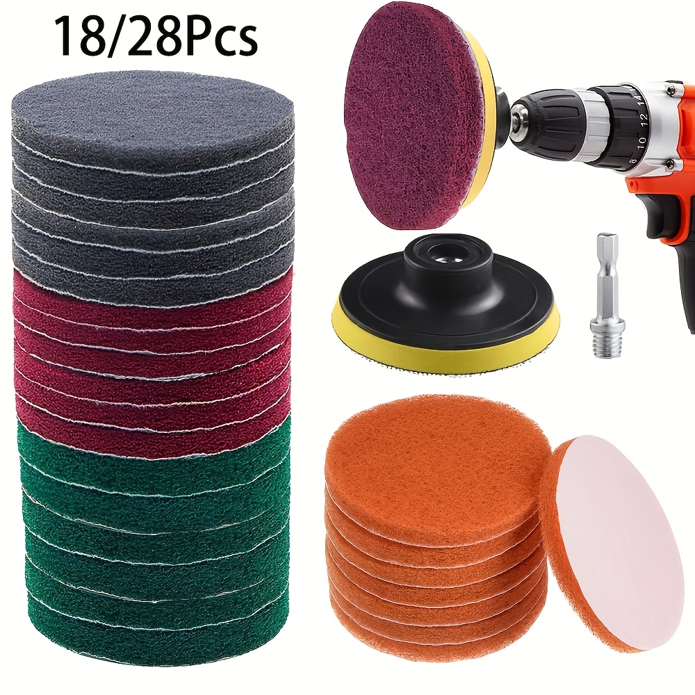 Eco Sponge - 18/28 szt. Nakładki do szorowania elektrycznego