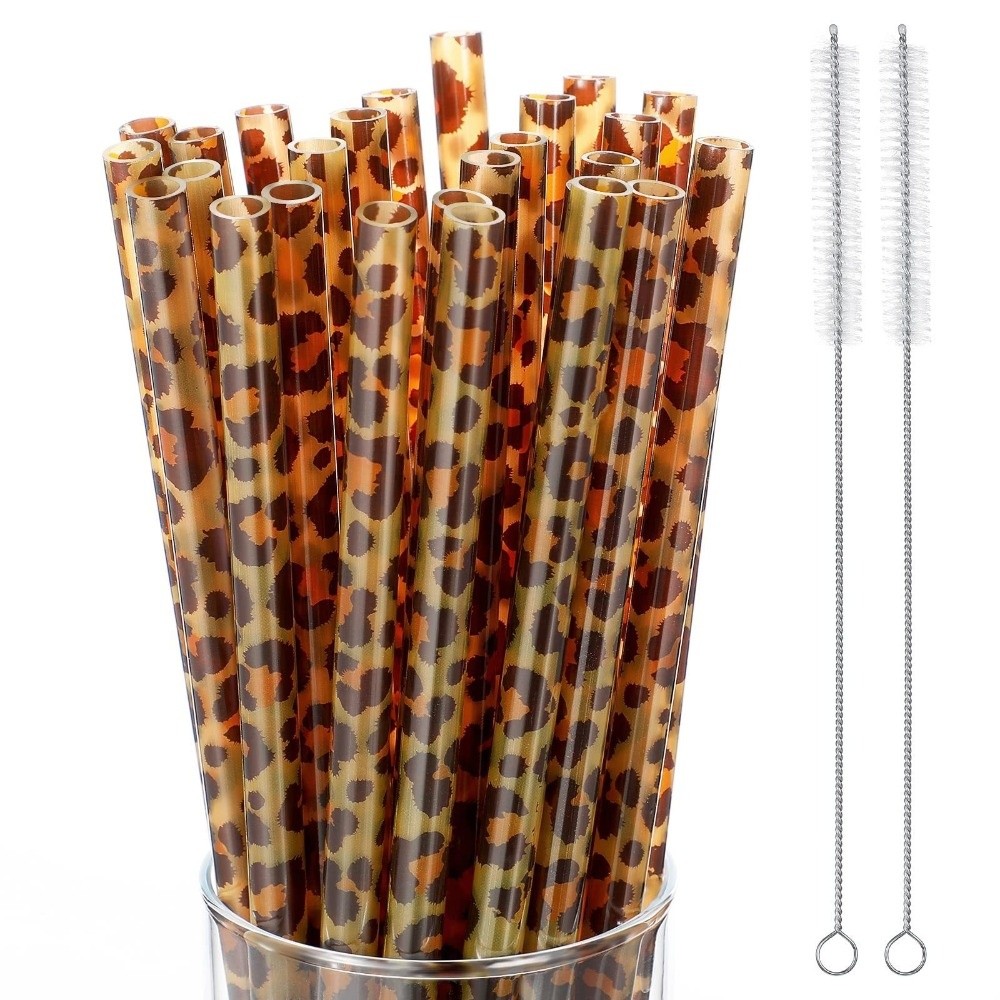 Modne słomki do picia z motywe – Reusable Straw recenzja i cena