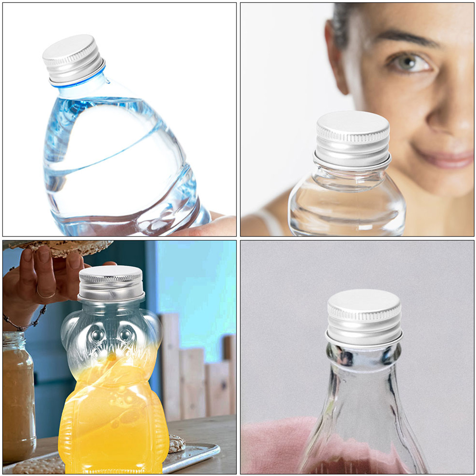 80 sztuk aluminiowych nakrętek – Reusable Bottle recenzja i cena