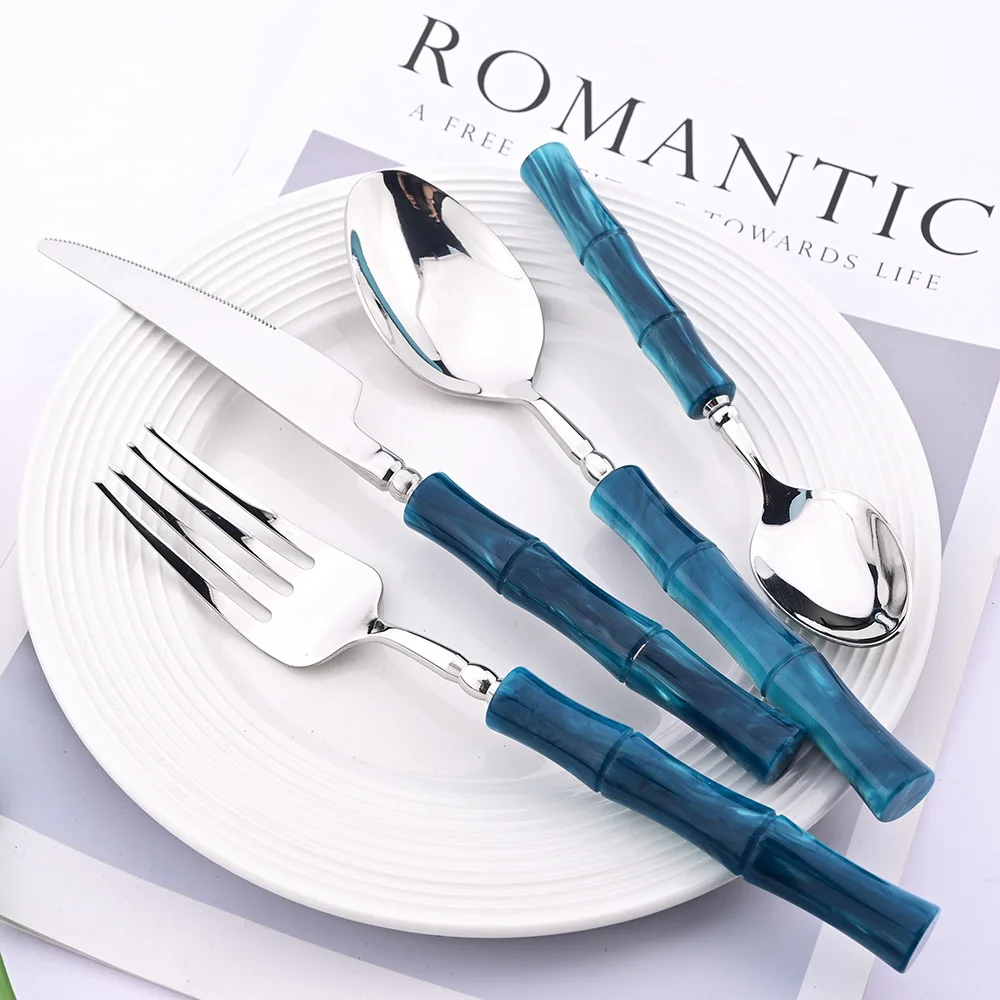 Zestaw sztućców z imitacją bam – Bamboo Cutlery recenzja i cena