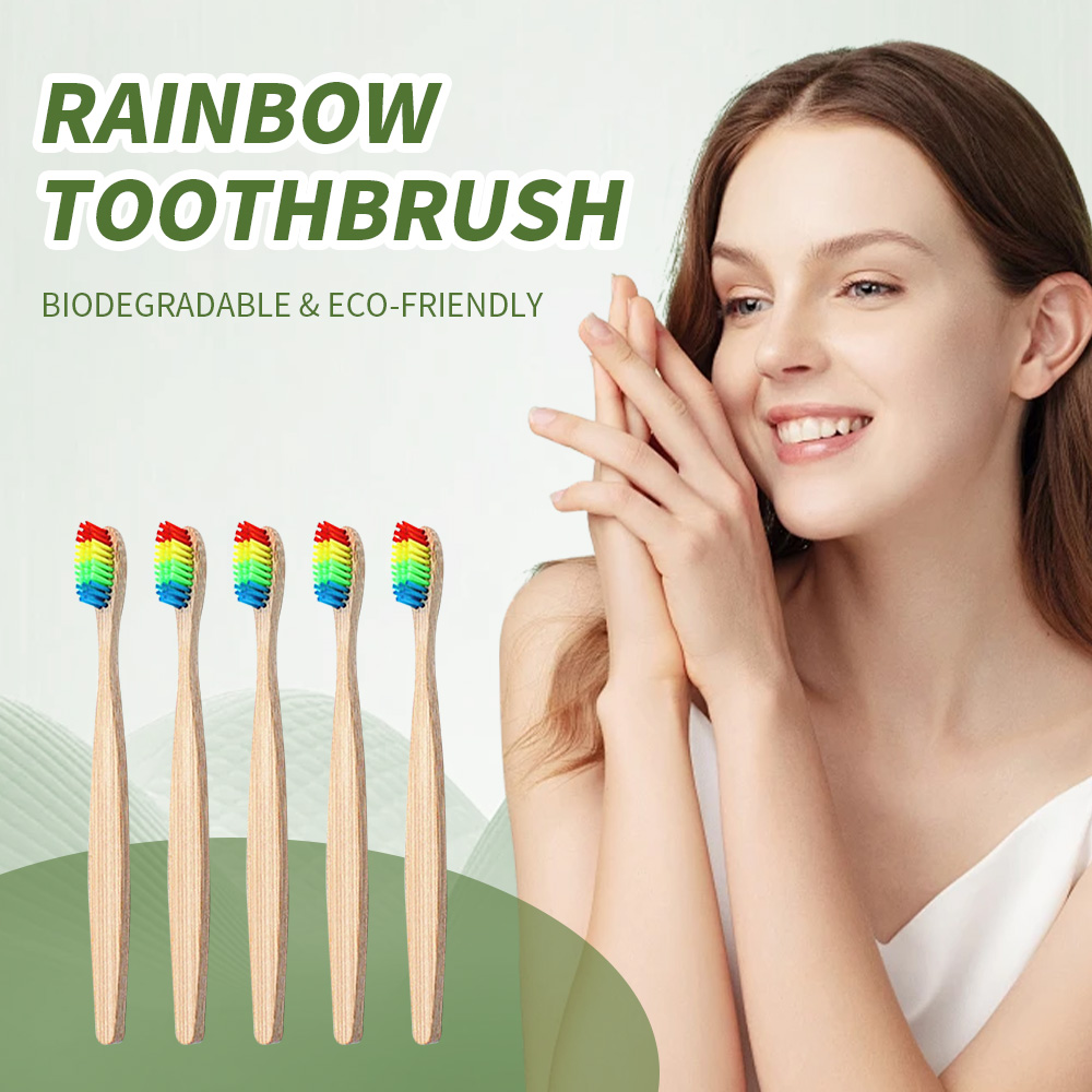 10-pak Rainbow Bambusowe szczo – Bamboo Toothbrush recenzja i cena