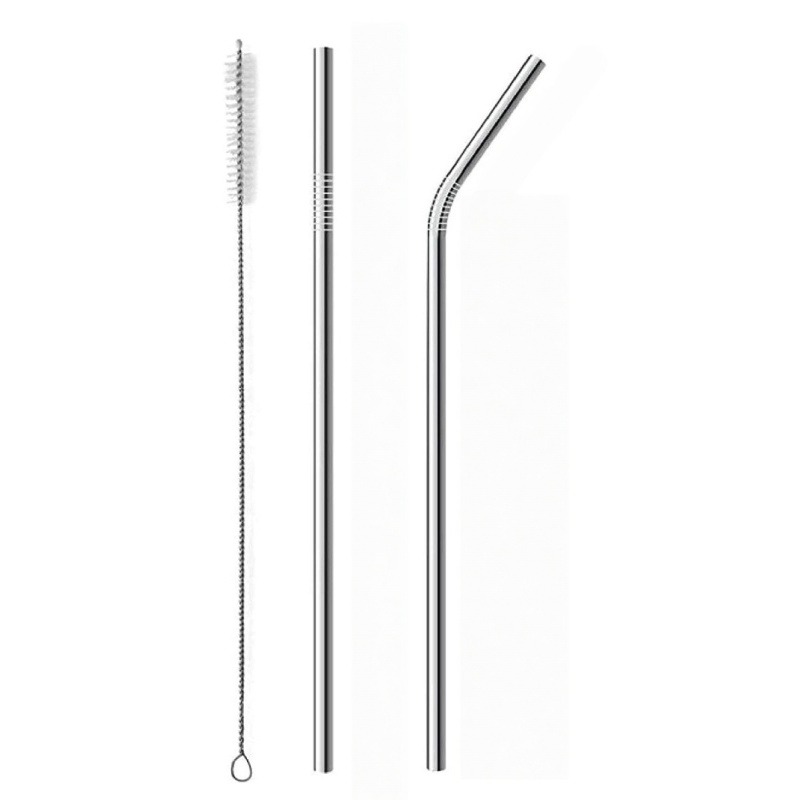 3 sztuki wielorazowych słomek  – Reusable Straw recenzja i cena