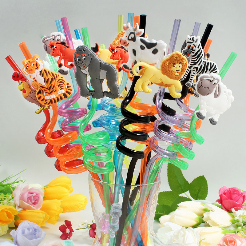 12 sztuk słomek z motywem zwie – Reusable Straw recenzja i cena